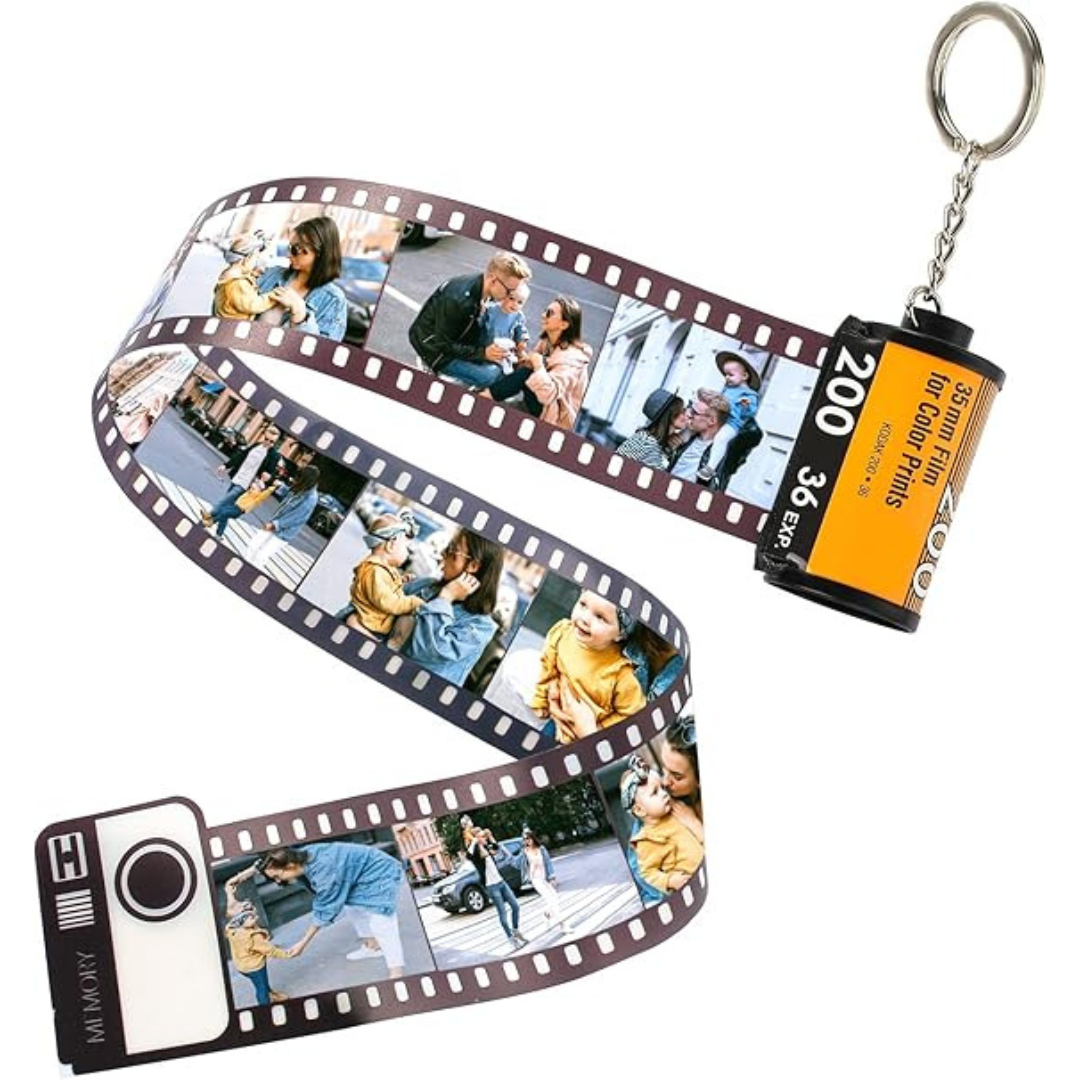 Revelia™ Llavero tipo rollo fotográfico